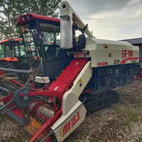 WORLD 4LZ-8.0 140HP Moissonneuse-batteuse pour la récolte de riz, de blé et de maïs avec cabine