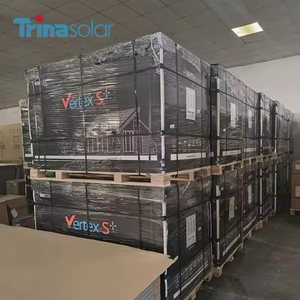 Venta caliente <span class=keywords><strong>Trina</strong></span> Vertex S + Dual Glass N Type Neg9R 28 430W 440W 450W Panel <span class=keywords><strong>solar</strong></span> de marco negro - Product Image 4