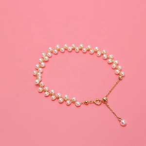 Việt Nam Ngọc Trai Nước Ngọt Thăng Hoa Quả Bóng Vành Đai Trống Biển Multilayer Vòng Đeo Tay Bộ - Product Image 1