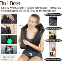 Masseur portable électrique 2025 pour le corps, le cou, les épaules, les hanches et la taille, avec vibration, shiatsu, chaleur, pétrissage et contrôle de la minuterie pour soulager la douleur