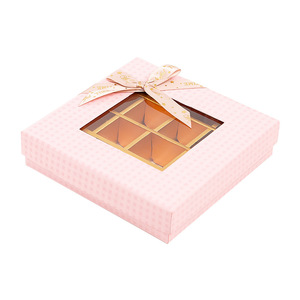 Dekunprinting Conception personnalisée Boîte cadeau pliante avec fenêtre transparente pour bonbon sucré en papier chocolat fentes pour cartes - Product Image 6