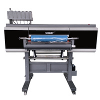 Printer UV DTF Berkualitas Tinggi 75CM Label Kristal dengan Film AB untuk Botol Kaca, Logam, Plastik, PVC, Kayu, Casing Ponsel