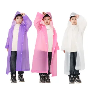 EVA Children's Raincoats Wholesale Outdoor Ponchos Waterproof Kids Raincoat For Children