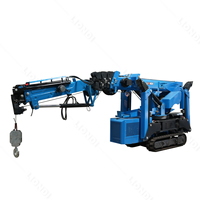 Meistverkaufter Kompakter Hydraulischer Hebekran 4 Tonnen 5 Tonnen 8 Tonnen Spider-Raupenkran Kleiner Raupenkran Preise
