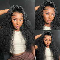 Perruque Lace Front en cheveux naturels brésiliens 13x4 100% perruque de cheveux humains haute densité bouclés Pixie pour femmes noires vente en gros