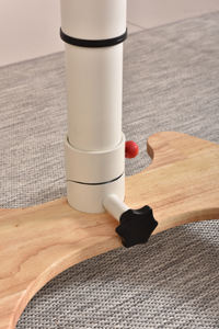 โต๊ะข้างเตียงไม้ปรับระดับได้ ดีไซน์ทันสมัย โครงอะลูมิเนียมอัลลอย+เหล็ก ยี่ห้อ Borito โต๊ะยกปรับระดับด้วยระบบลม ปรับเอียงได้ ใช้งานได้หลากหลาย - Product Image 6