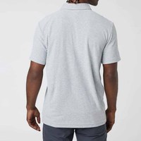 CH-2492 Piqué recyclé de performance pour hommes de marque personnalisée pour Polo T-Shirt 100% Polyester tissu tricoté à motif solide pour le golf