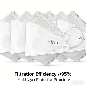 หน้ากากอนามัย KN95 KF94 แบบใช้แล้วทิ้ง คุณภาพสูง สำหรับขายส่ง 4 ชั้น ป้องกันฝุ่น PM2.5 และมลพิษทางอากาศ - Product Image 4