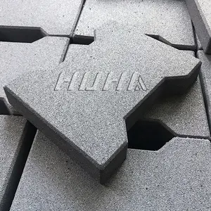 Phật Sơn Nhà Máy Ngoài Trời Lối Đi Tôi Hình Dạng Cao Su Tia Cực Tím Bằng Chứng Con Chó Xương Cao Su Gạch Cho Sân Chơi Ngựa Ổn Định Cao Su Mat - Product Image 5