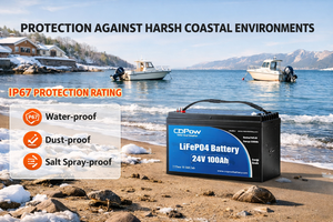 12V 16V 24V 36Volt -20 ° De la lettre C à la lettre 60 ° C (-4 ° F à 140 ° <span class=keywords><strong>Batterie</strong></span> Lifepo4 pour bateaux à moteur, <span class=keywords><strong>camping</strong></span>-cars, bateaux de pêche à la traîne et applications marines - Product Image 5