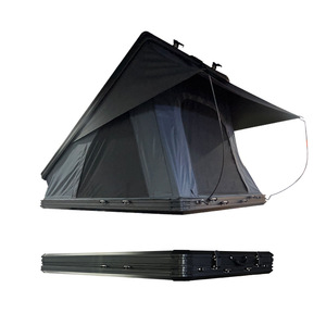 JIYA <b>Waterproof</b> Roof Top <b>Tent</b> with Hard Aluminum Four-Season Use Quick Automatic Opening One Bedroom Capacity - Product Image 1