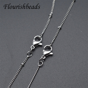 Accessoires de fabrication de bijoux, sans Nickel, Anti-<span class=keywords><strong>rouille</strong></span>, <span class=keywords><strong>plaqué</strong></span> or 18K, perles rondelles, maillons, chaînes, colliers - Product Image 5