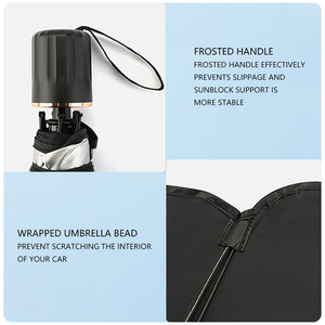 <span class=keywords><strong>Parapluie</strong></span> pare-soleil réfléchissant avec logo personnalisé pour pare-brise de divers modèles de voitures Pare-soleil pliable pour voiture portable - Product Image 4