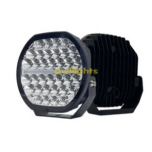 Luces LED de conducción de 9-32V CC, iluminación automática, focos LED de 9 pulgadas para coche, superbrillo, Color blanco y ámbar con accesorios DRL para coche - Product Image 3