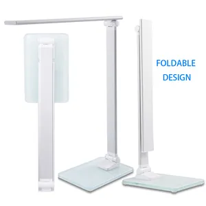 Nordic style glass classic portable decorative led office desk led table lamp with touch sensor