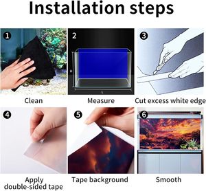 Gratis Ontwerp Custom Fishtank Aan Één Kant Zwart Blauw Aquaria Accessoires Hars Lijm Gel Voor <span class=keywords><strong>Aquarium</strong></span> 3d 4 Ft <span class=keywords><strong>Aquarium</strong></span> Achtergrond - Product Image 4