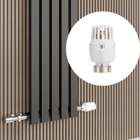 Tête de thermostat mécanique TRV pour chauffage au sol hydronique, réglable pour le contrôle de la température du radiateur