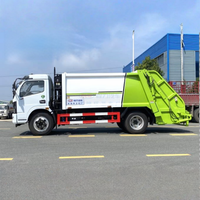 Camion à ordures à compression hydraulique Chengli Dongfeng Furuka 8m³ à chargement arrière pour la collecte et le transport des déchets municipaux