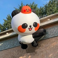 Modèle de chèvre gonflable géant personnalisé, animal gonflable de dessin animé pour la publicité d'événements en plein air