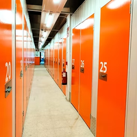 Conteneurs de stockage modernes en acier galvanisé à faible coût pour immeubles de bureaux avec conception personnalisée