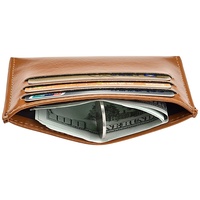 Porte-cartes en PU ultra-fin pour hommes et femmes, avec plusieurs emplacements, personnalisable avec logo – Vente en gros