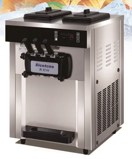 Wholesale Price table top ice cream commercial hard ice cream machine Easy to Operate small ice cream making machine