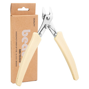 Pince à ongles Lequu en acier inoxydable blanc laiteux pour retirer et tailler les strass, outil de manucure - Product Image 5