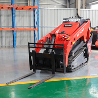 Broyeur forestier skid steer attachements mini skid steer avec mulcher foresterie