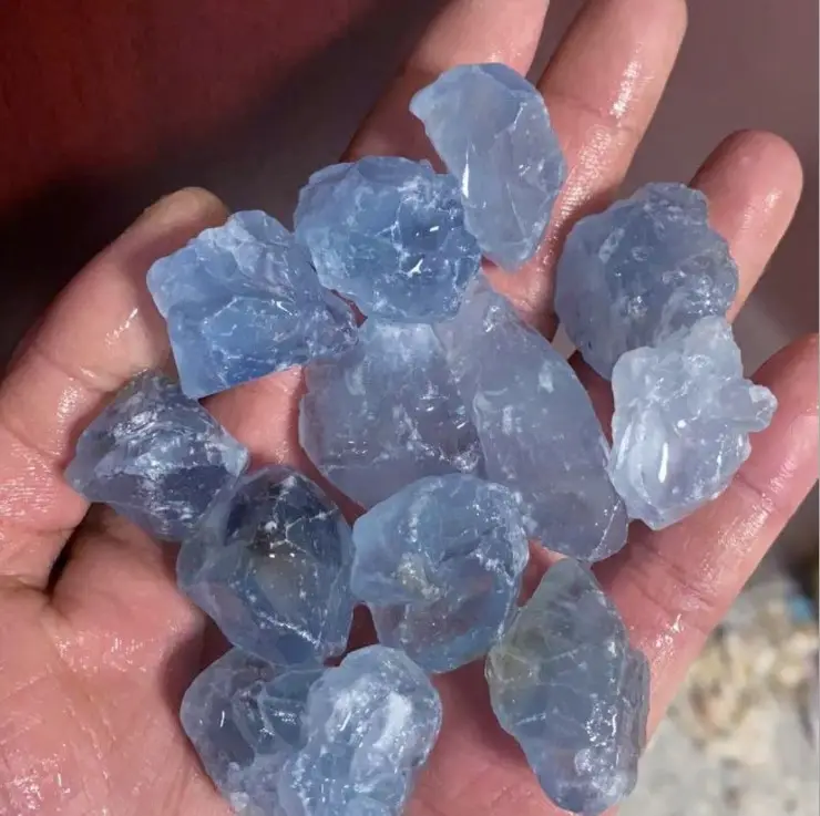 थोक प्राकृतिक कच्चे cyanite क्वार्ट्ज क्रिस्टल पत्थर नीले kyanite किसी न किसी पत्थर के लिए सजावट