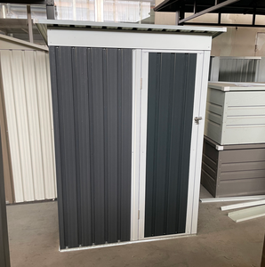 Caja de <span class=keywords><strong>Almacenamiento</strong></span> <span class=keywords><strong>Exterior</strong></span> Personalizable de 5x3 Pies, Cobertizo de Jardín, Unidad de <span class=keywords><strong>Almacenamiento</strong></span> de Metal Galvanizado, Impermeable, Cobertizo para Herramientas - Product Image 4
