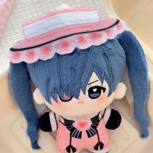 Muñecos de Peluche de 10CM de Sebastian Michaelis (Nunu) de Kuroshitsuji, Mini Figuras Suaves, Juguetes de Anime, Colgantes, Llaveros, Regalos - Product Image 5