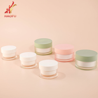 Pot en plastique 5g/15g/30g/50g avec couvercle mat pour gel à ongles, soins de la peau, emballage cosmétique – Fournisseur d'usine