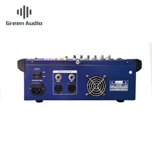 Mezclador Amplificador de Potencia Profesional GAX-602D de <span class=keywords><strong>6</strong></span> Canales con Reproductor USB y Alimentación Phantom de 48V para Fiestas en Casa - Product Image 3