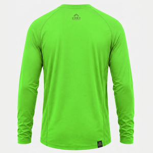 T-shirt de sport à manches longues pour homme, tissu performant de qualité supérieure, séchage rapide, coupe confortable, haut de sport pour homme, gym, course à pied, entraînement - Product Image 2