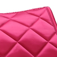 Nouvelle Tendance Équipement Équestre Couverture de Selle de Cheval Qualité Supérieure Harnais Personnalisé Tapis de Selle de Course Doublure en Maille Satin