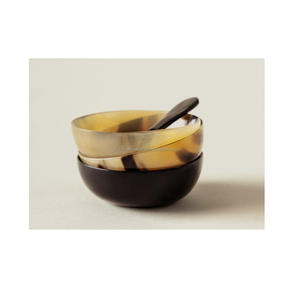 Nouveauté 2025, bols à épices de fête écologiques en corne de buffle personnalisés, design classique décontracté, faits à la main, cuillère - Product Image 1