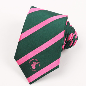 custom logo silk ties