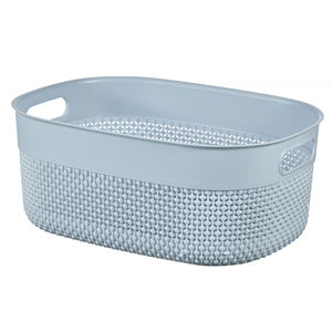 BASKET MOD. FILO M BLEU EN PLASTIQUE RECYCLÉ 12LT 38X28.5X15CM - Product Image 1