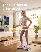 Plateforme Abdominale Mecanique pour Brûler les Graisses – Appareil d'Entraînement d'Équilibre et de Tour de Taille pour Hommes et Femmes – Équipement de Gymnastique à Domicile