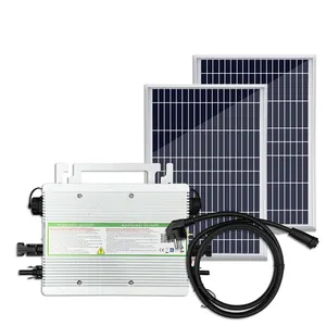 Szssth 2000W แผงพลังงานแสงอาทิตย์บนกริดระเบียง Ip66เฟสเดียว WIFI อัจฉริยะ MPPT 220V แผงพลังงานแสงอาทิตย์ไฮบริดไมโครอินเวอร์เตอร์