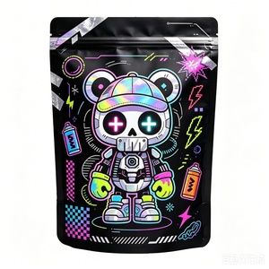 Custom Designed Printed Candy Stand Pouch Matte PE Reusable 3.5g 7g 14g Aluminum Mylar Food Packaging Bags Pet Canned Foods - Product Image 1