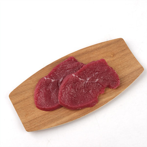 Plateau de service rectangulaire en bois massif, long et concave, pour le thé, le café, les repas d'hôtel, l'usage domestique - Product Image 1