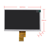 7 Zoll 1000 Nits Hochhelligkeits-IPS-LVDS-40-Pin-Temperaturbeständiges TFT-LCD-Modul mit optionaler RGB-MIPI-Touch-Qualität für Industrieanwendungen
