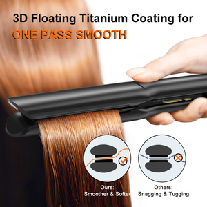 Réchauffeur rapide 480F Mch 2 en 1 lissage et boucleur fer à lisser <span class=keywords><strong>plat</strong></span> <span class=keywords><strong>professionnel</strong></span> avec logo personnalisé - Product Image 2