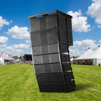 Système de sonorisation extérieur puissant à double enceinte colonne de 12 pouces et double caisson de basses de 18 pouces de haute qualité