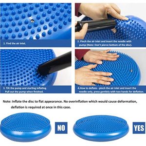 <span class=keywords><strong>Coussin</strong></span> de massage gonflable en PVC pour l'<span class=keywords><strong>équilibre</strong></span>, <span class=keywords><strong>coussin</strong></span> de stabilité, disque <span class=keywords><strong>d</strong></span>'<span class=keywords><strong>équilibre</strong></span> pour le yoga, vente en gros <span class=keywords><strong>d</strong></span>'usine - Product Image 5