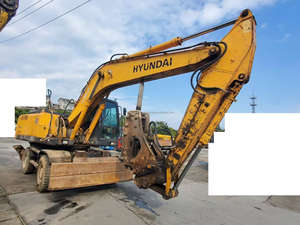 Excavatrice R210W-7 utilisée de HYUNDAI à vendre Excavatrice de roue de Hyundai R210w-5 210w-7 - Product Image 3