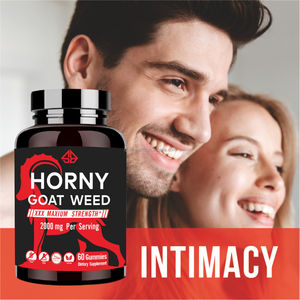 OEM Horny Goat Weed Maca Ginseng proporciona energía y vitalidad, resistencia, apto para hombres y mujeres adultos, 60 gomitas. - Product Image 5