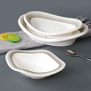 Assiettes en mélamine Xiangyuanmei, assiettes à collation imitation porcelaine pour usage commercial, assiettes à plats froids pour restaurants et hôtels - Product Image 2