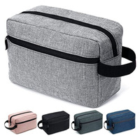 Trousse de Toilette Oxford Imperméable Grande Capacité pour Hommes – Sac de Voyage et Organisateur de Cosmétiques avec Séparateurs – Vente en Gros
